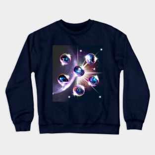 Bubbleverse. Bubble Galaxy Universe Crewneck Sweatshirt